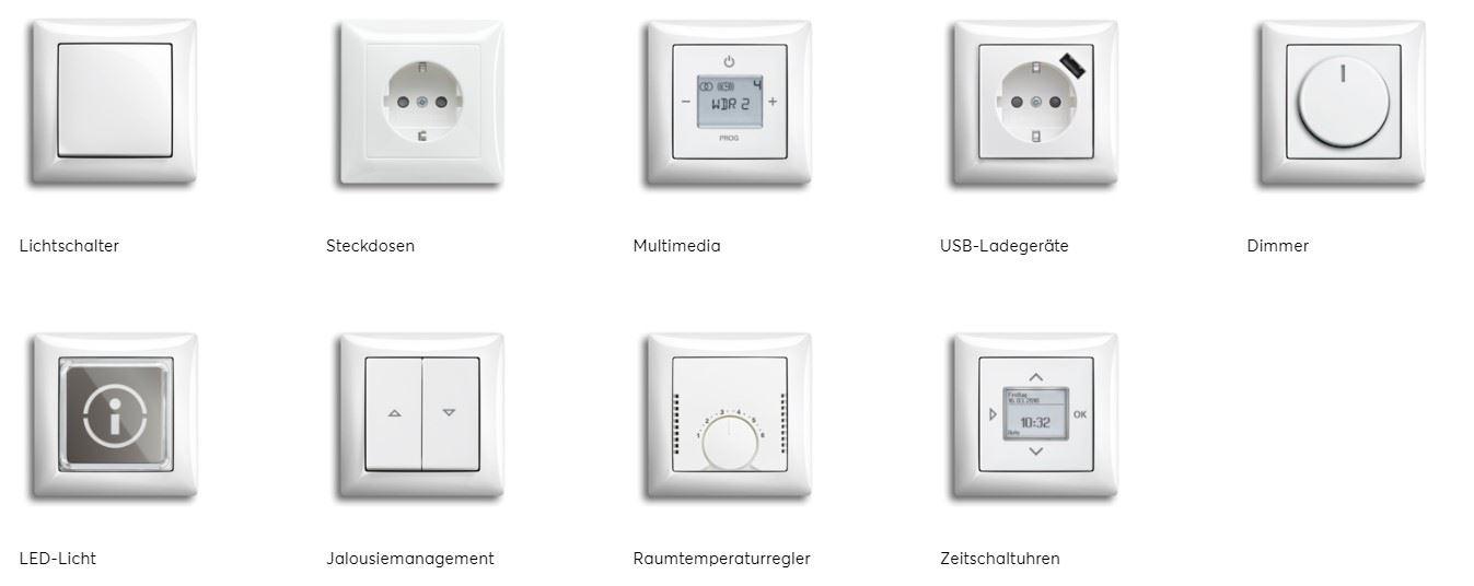 Busch-balance SI Produktsortiment